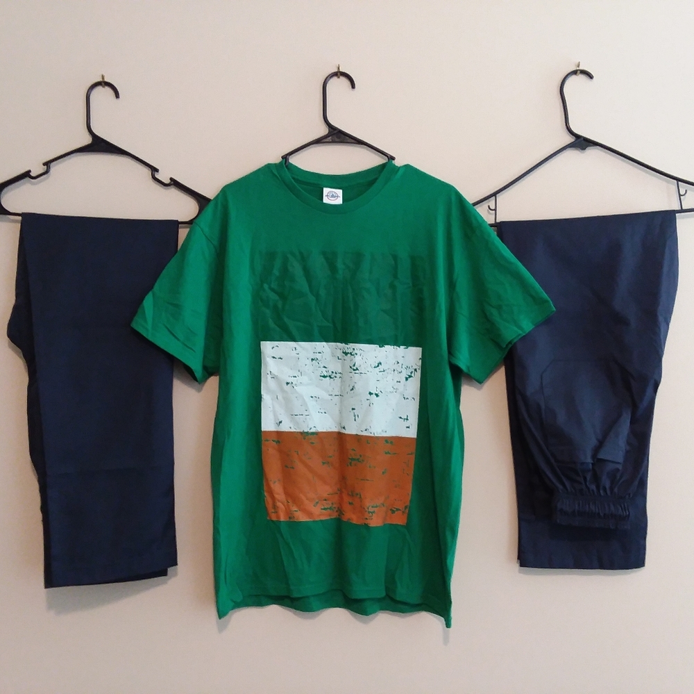 Large Graphic T Shirt & Unisex Multipurpose Pants